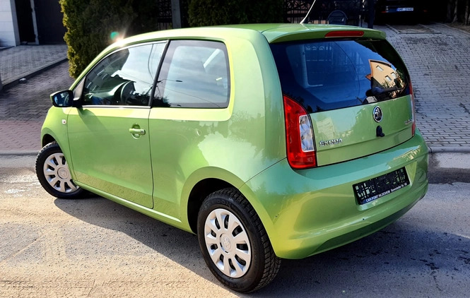 Skoda Citigo cena 18900 przebieg: 184000, rok produkcji 2012 z Mrągowo małe 781